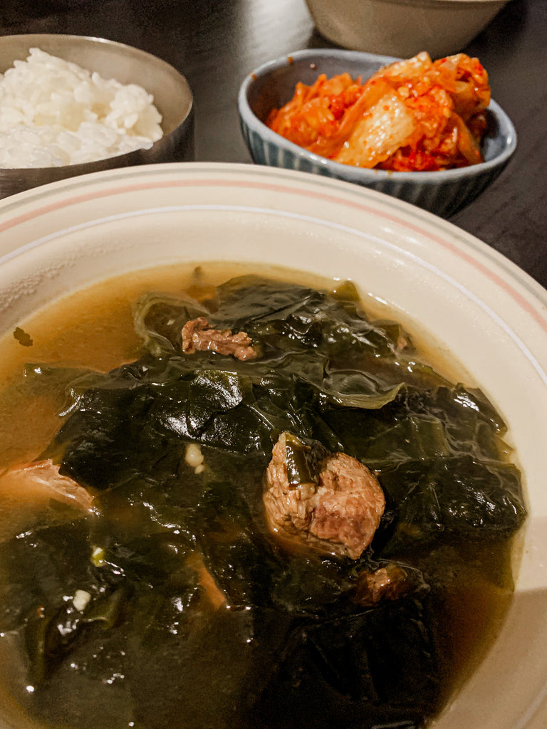Miyeok-guk (seaweed soup)